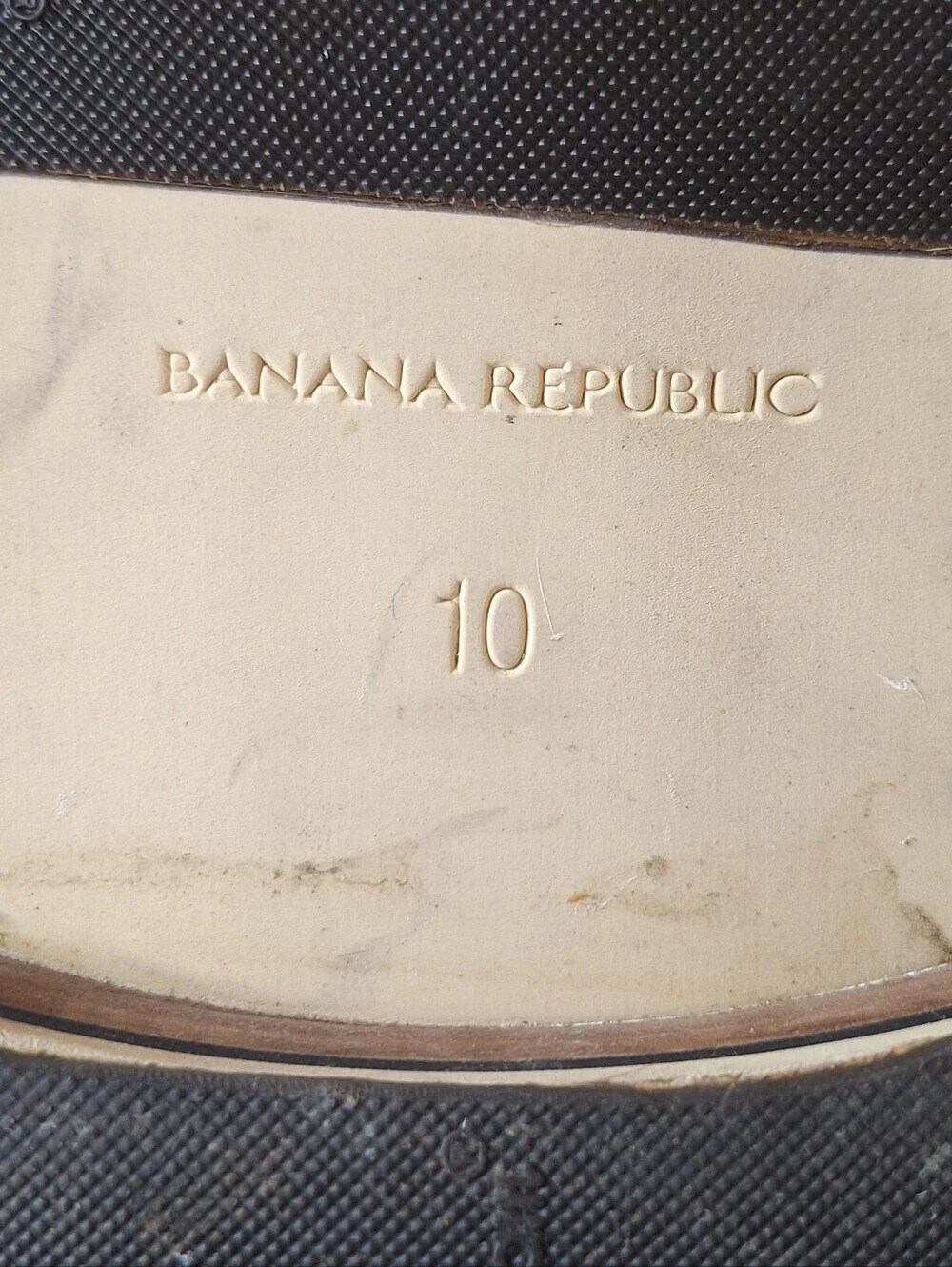 BANANA REPUBLIC Wingtip Brogue Dress Shoes Lace Up Leather Mens Size 10 M